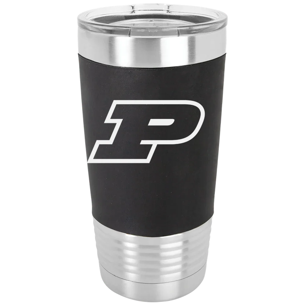 Purdue University Polar Camel 20 oz. Silicone Grip Tumbler with Standard Lid