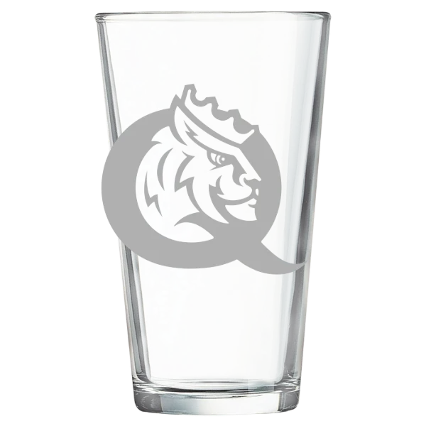 Queens University of Charlotte Polar Camel 16 oz. Pint Mixing Glass