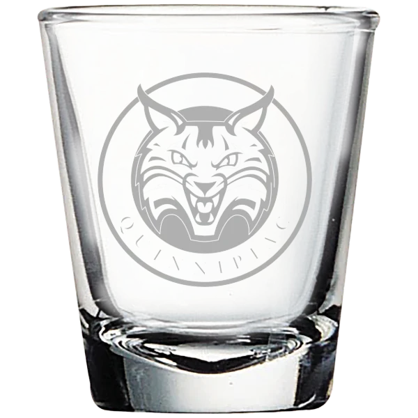 Quinnipiac University Polar Camel 1.7 oz. Shot Glass
