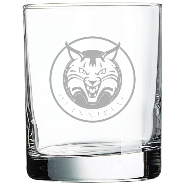 Quinnipiac University Polar Camel 10 1/2 oz. On The Rocks Glass