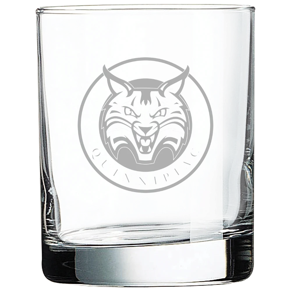 Quinnipiac University Polar Camel 10 1/2 oz. On The Rocks Glass