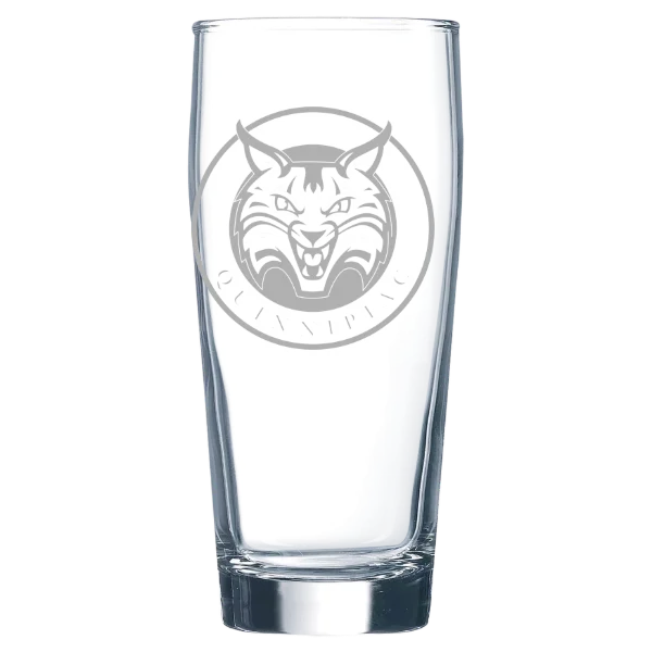 Quinnipiac University Polar Camel 16 oz. Willi Becher Beer Glass