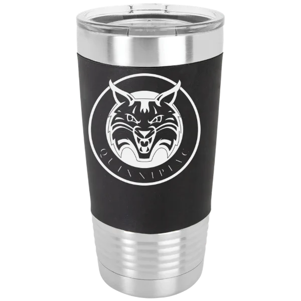 Quinnipiac University Polar Camel 20 oz. Silicone Grip Tumbler with Standard Lid