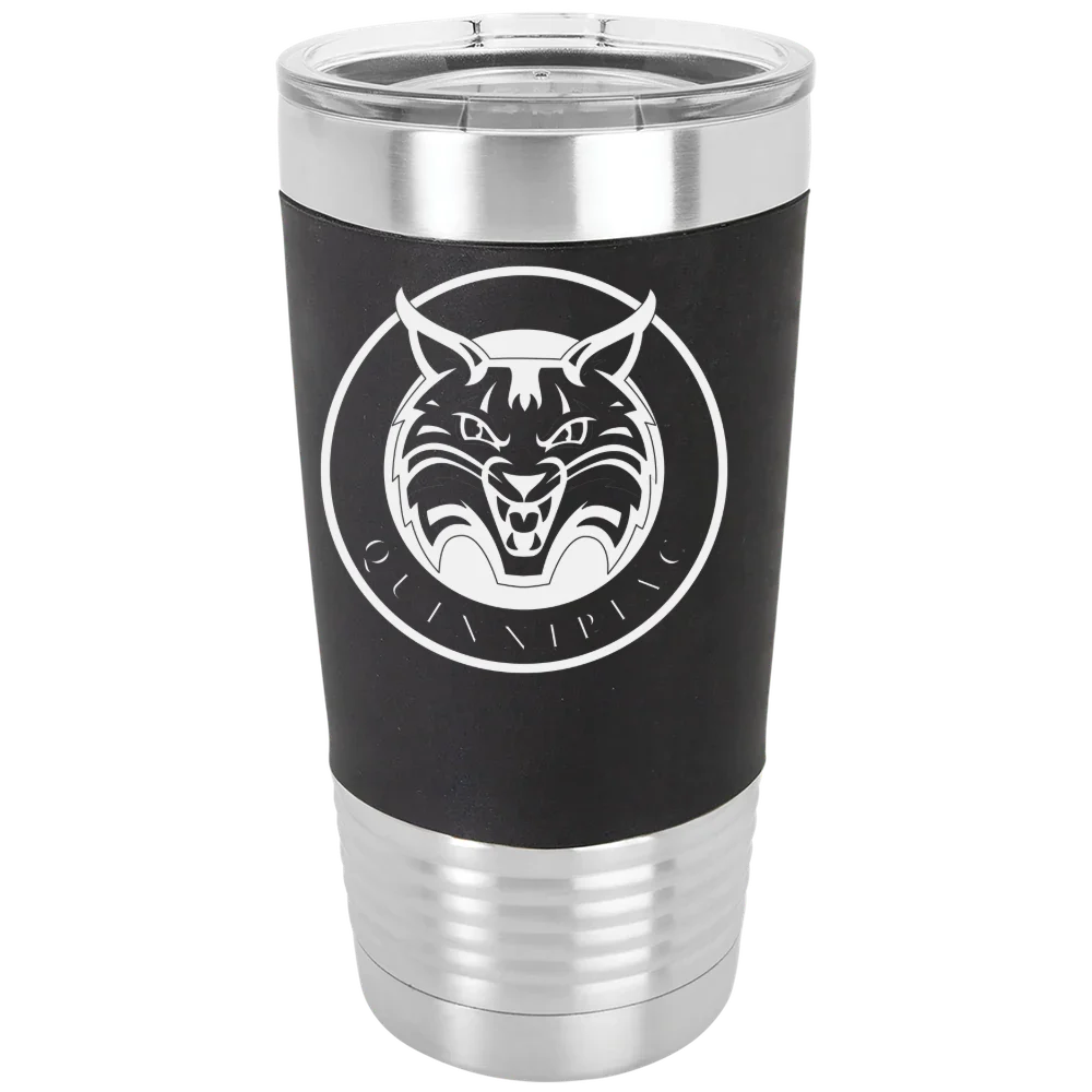 Quinnipiac University Polar Camel 20 oz. Silicone Grip Tumbler with Standard Lid