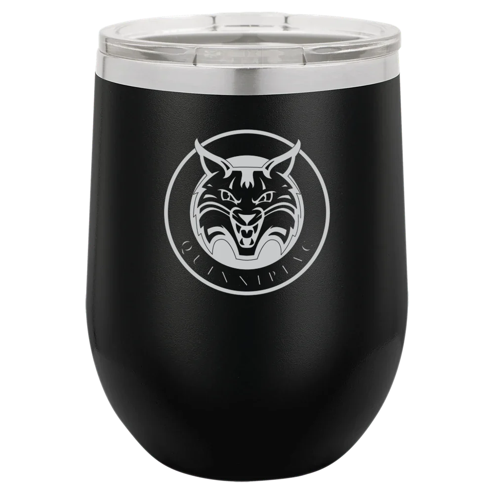Quinnipiac University Polar Camel 12 oz. Stemless Wine Tumbler