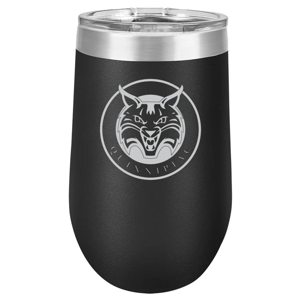 Quinnipiac University Polar Camel 16 oz. Stemless Wine Tumbler