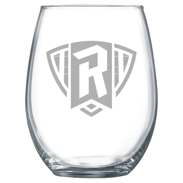 Radford University Polar Camel 15 oz. Stemless Wine Glass