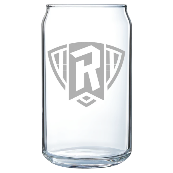 Radford University Polar Camel 16 oz. Can Glass