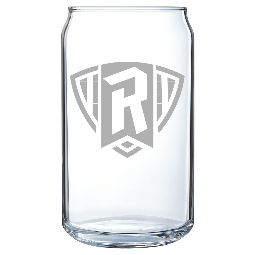 Radford University Polar Camel 16 oz. Can Glass