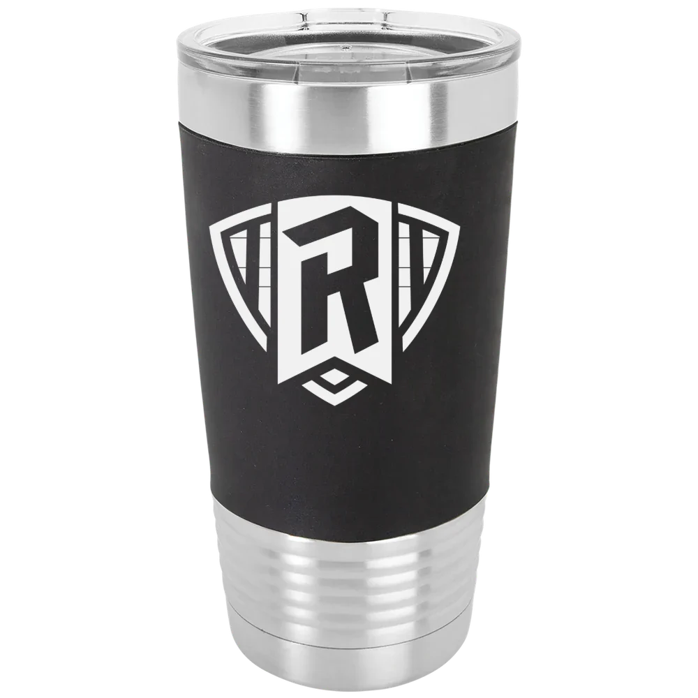 Radford University Polar Camel 20 oz. Silicone Grip Tumbler with Standard Lid