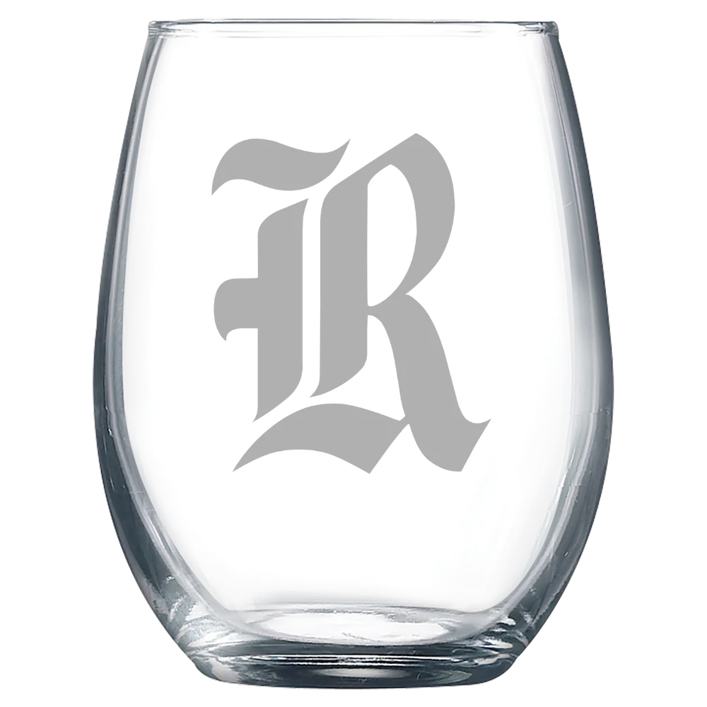 Rice University Polar Camel 9 oz. Stemless Wine Glass