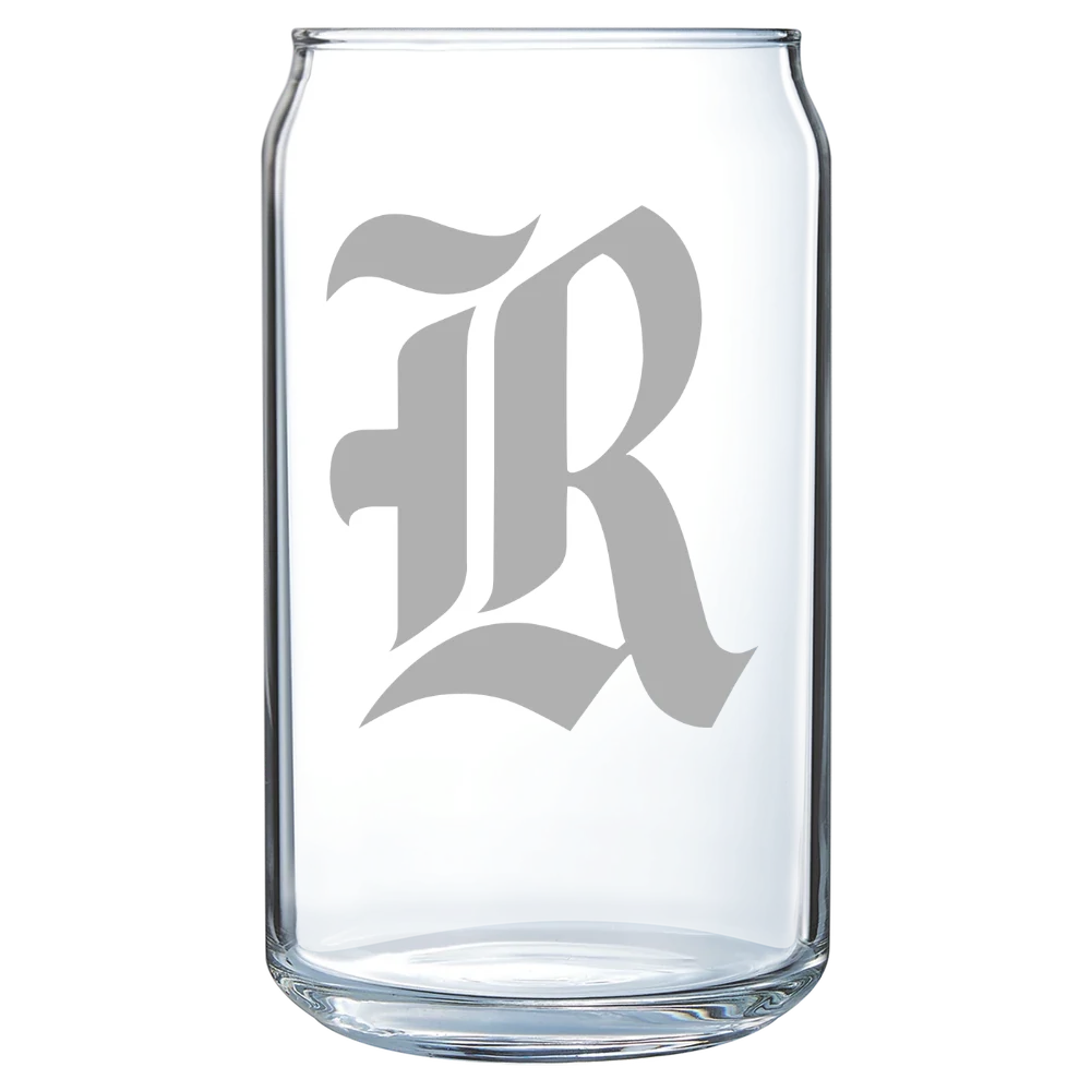 Rice University Polar Camel 16 oz. Can Glass
