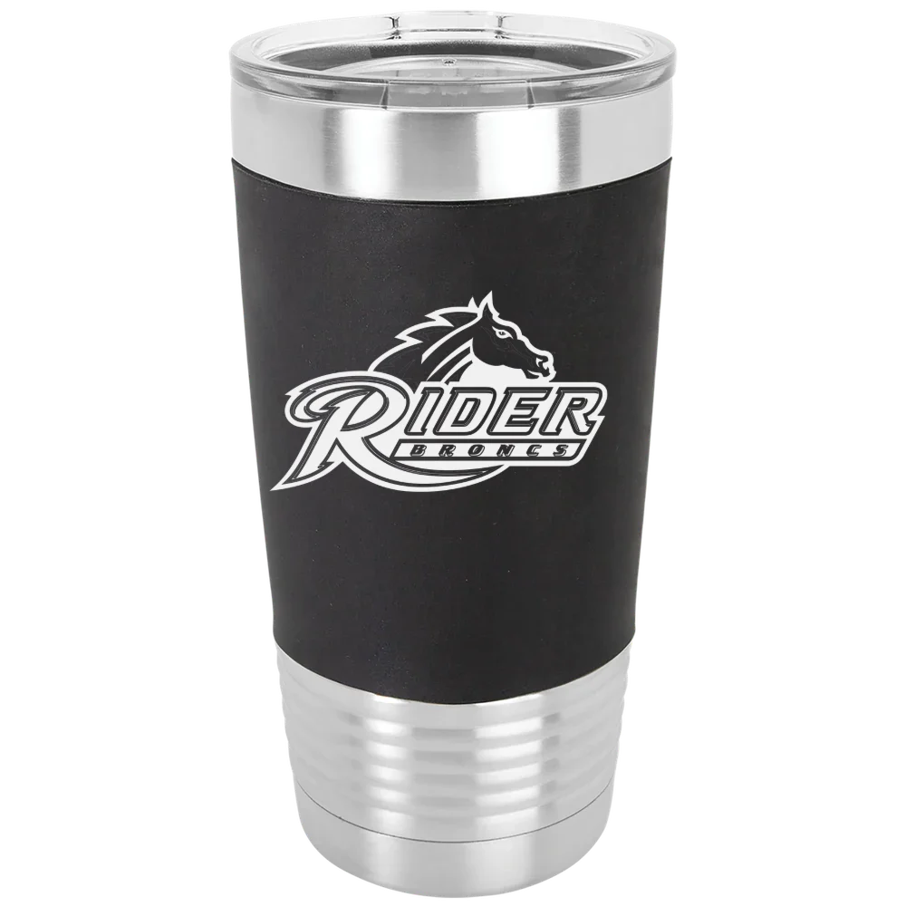 Rider University Polar Camel 20 oz. Silicone Grip Tumbler with Standard Lid