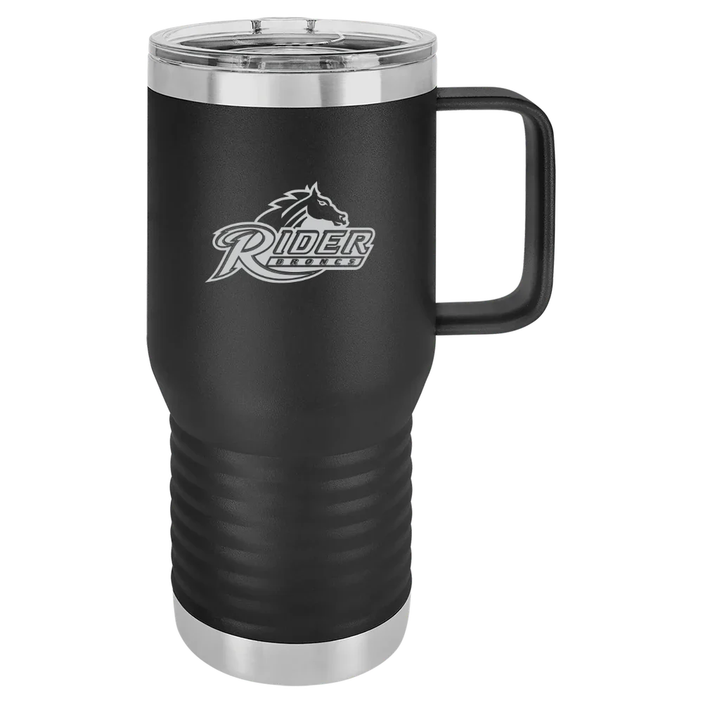 Rider University Polar Camel 20 oz. Travel Mug with Slider Lid