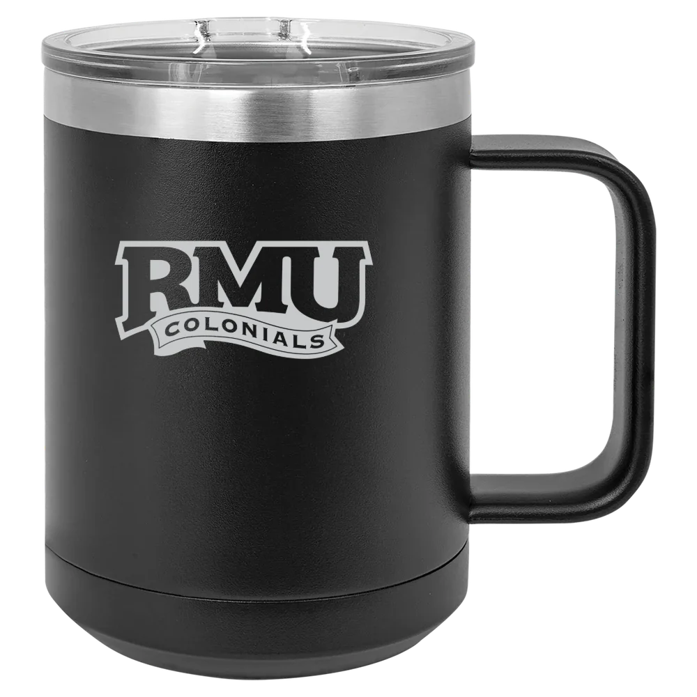 Robert Morris University Polar Camel 15 oz. Mug with Slider Lid