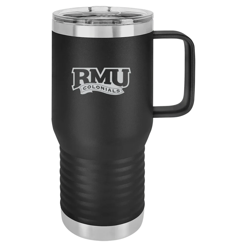 Robert Morris University Polar Camel 20 oz. Travel Mug with Slider Lid