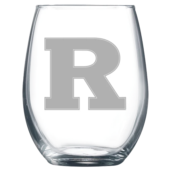 Rutgers, The State University of New Jersey, New Brunswick Polar Camel 9 oz. Stemless Wine Glass