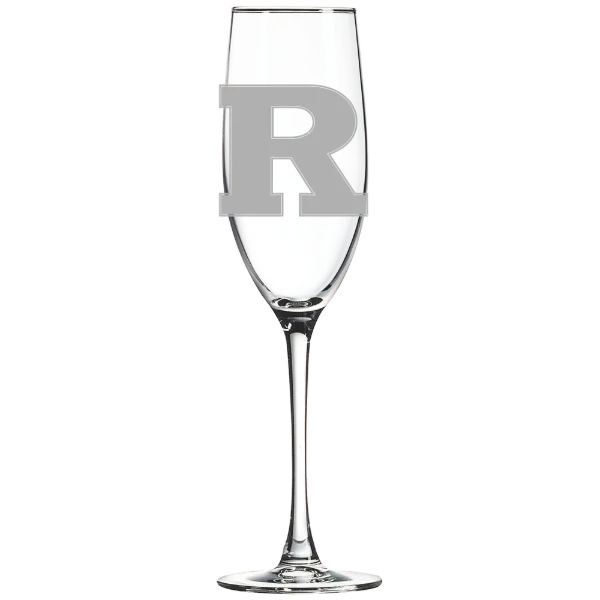 Rutgers, The State University of New Jersey, New Brunswick Polar Camel 8 oz. Champagne Flute