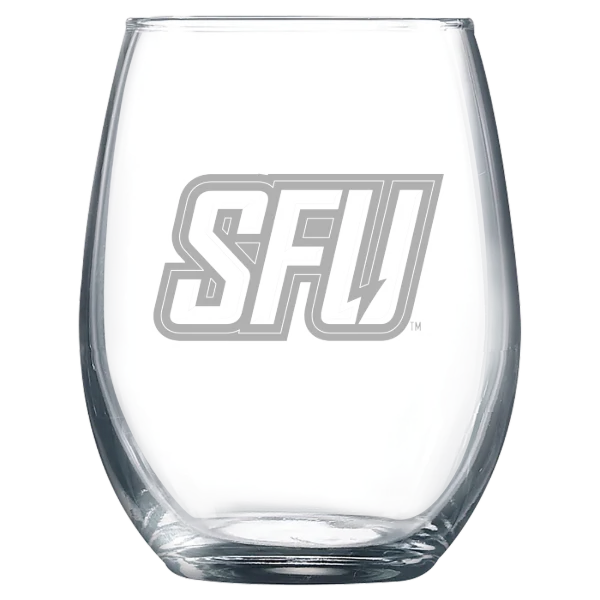 Saint Francis University  Polar Camel 9 oz. Stemless Wine Glass
