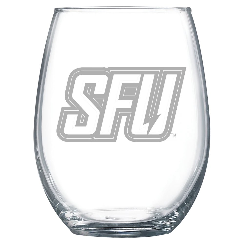Saint Francis University  Polar Camel 15 oz. Stemless Wine Glass