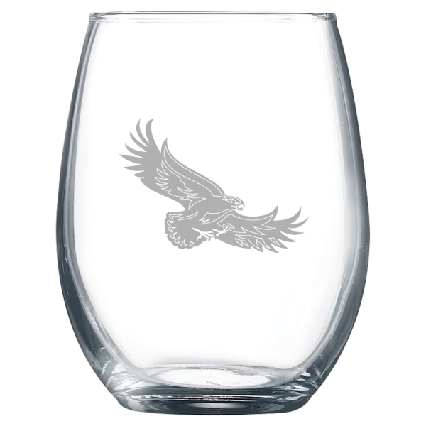 Saint Joseph's University Polar Camel 9 oz. Stemless Wine Glass