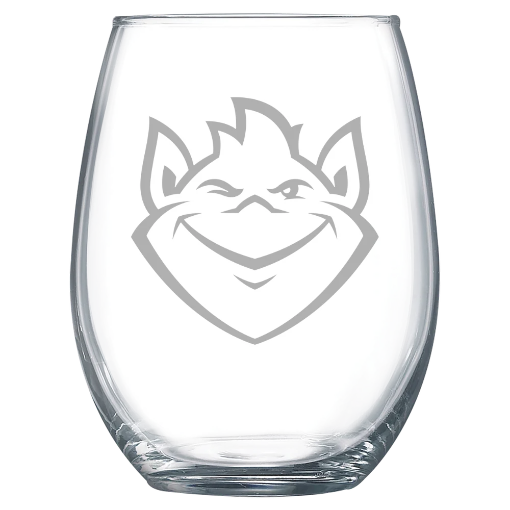 Saint Louis University Polar Camel 15 oz. Stemless Wine Glass