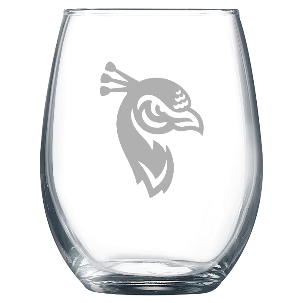 Saint Peter's University Polar Camel 9 oz. Stemless Wine Glass