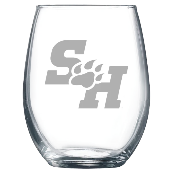 Sam Houston State University Polar Camel 9 oz. Stemless Wine Glass