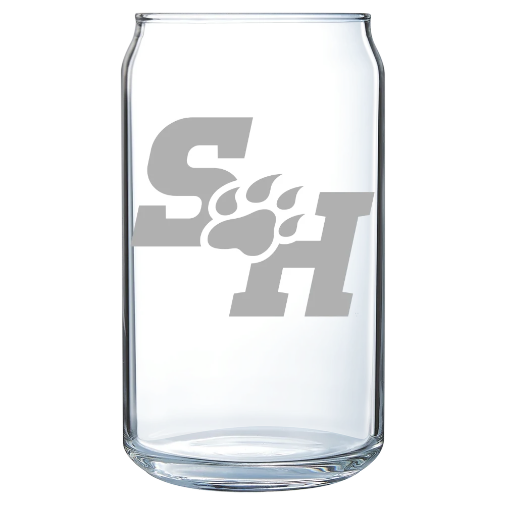 Sam Houston State University Polar Camel 16 oz. Can Glass