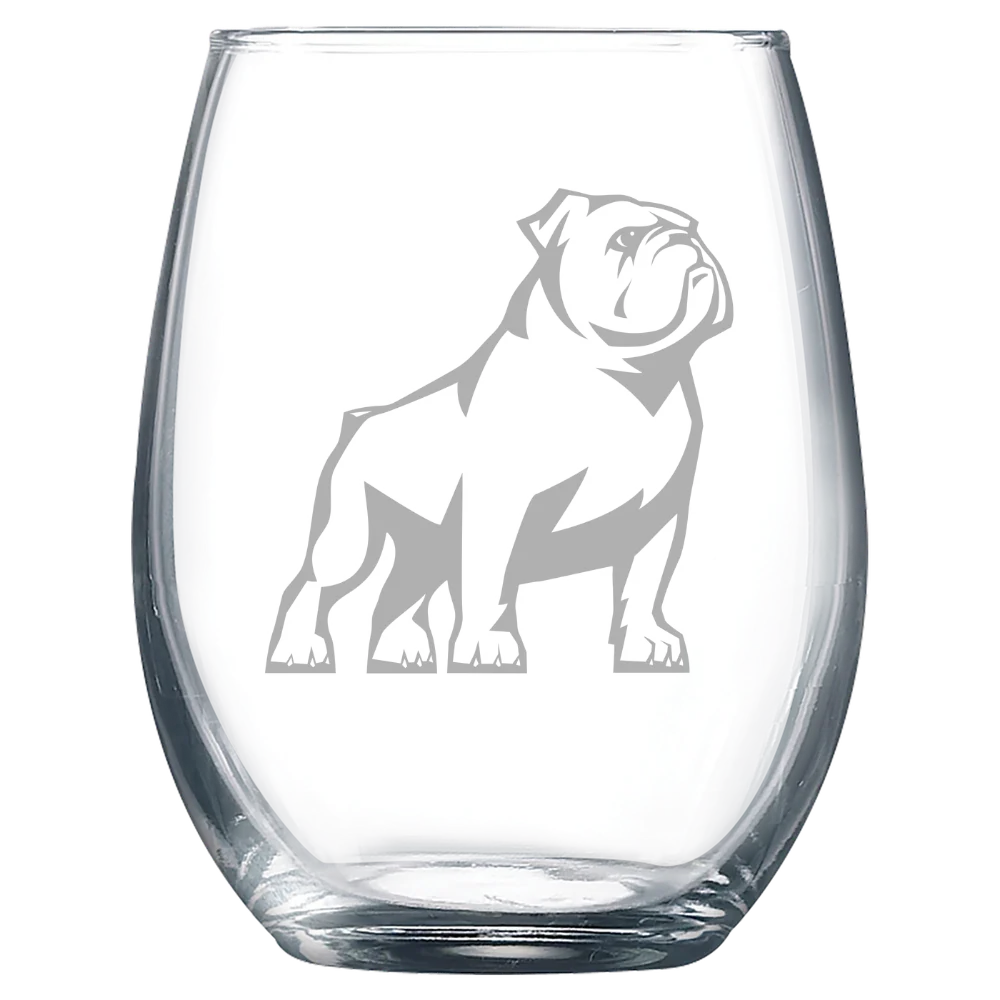 Samford University Polar Camel 9 oz. Stemless Wine Glass