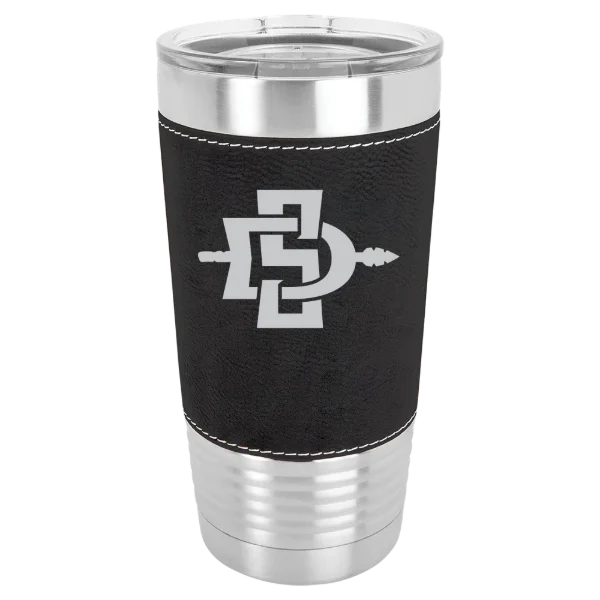 San Diego State University Polar Camel 20 oz. Leatherette Grip Tumbler with Standard Lid