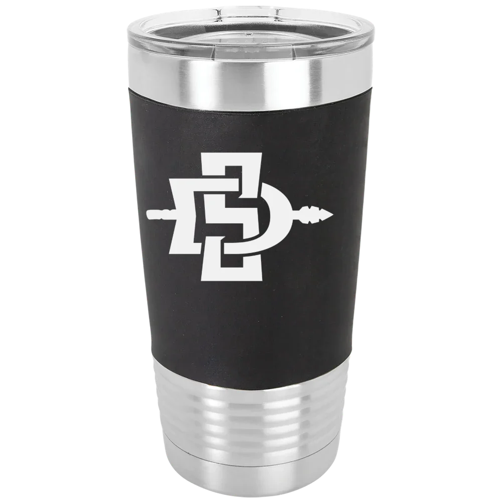 San Diego State University Polar Camel 20 oz. Silicone Grip Tumbler with Standard Lid