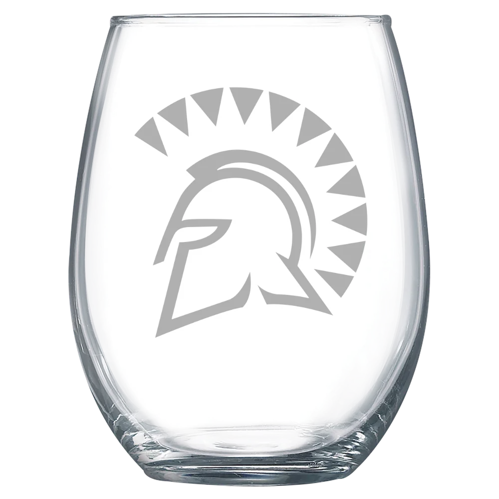 San Jose State University Polar Camel 15 oz. Stemless Wine Glass