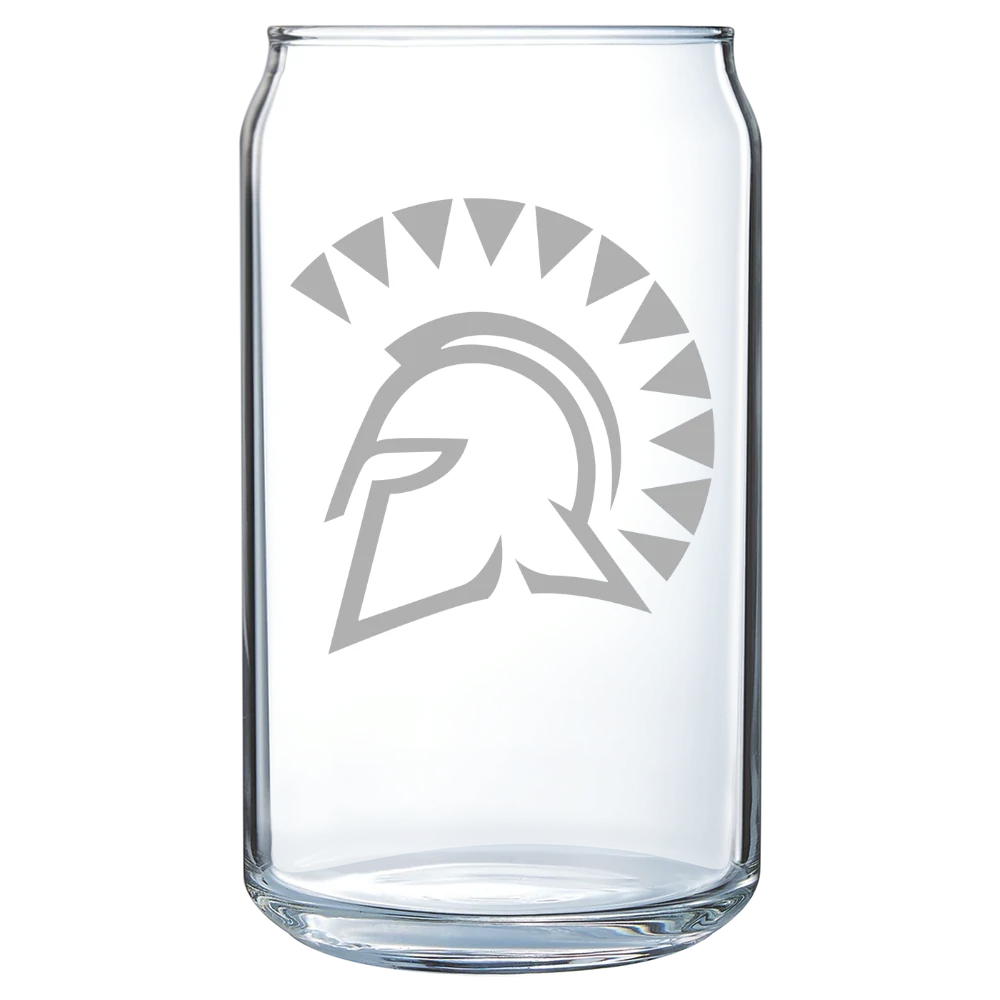 San Jose State University Polar Camel 16 oz. Can Glass