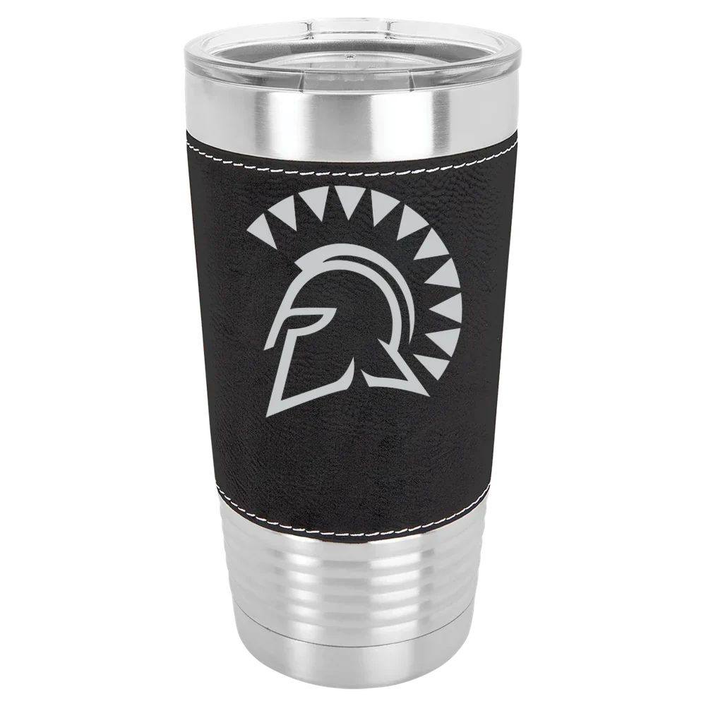 San Jose State University Polar Camel 20 oz. Leatherette Grip Tumbler with Standard Lid