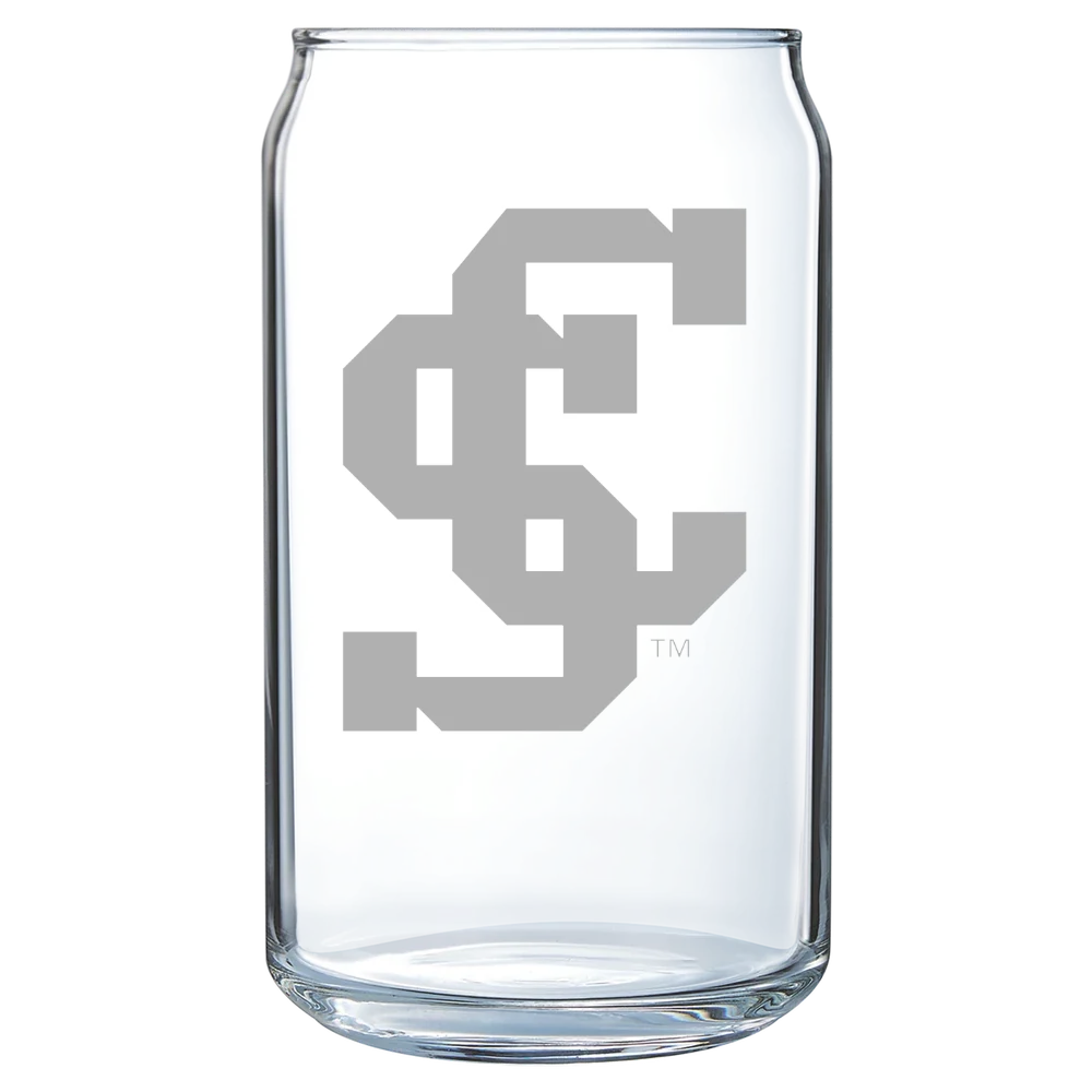 Santa Clara University Polar Camel 16 oz. Can Glass