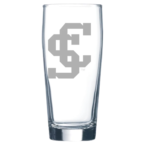 Santa Clara University Polar Camel 16 oz. Willi Becher Beer Glass