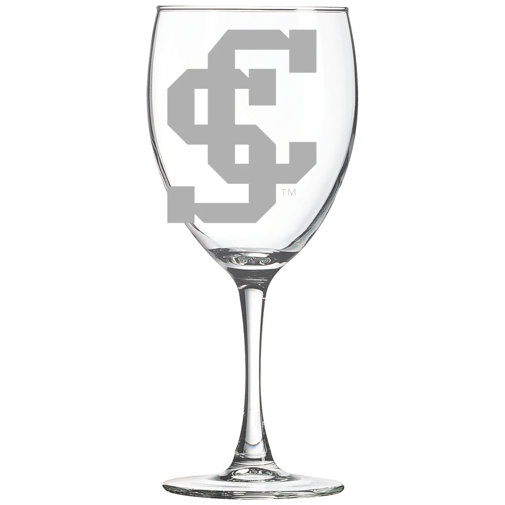 Santa Clara University Polar Camel 10 1/2 oz. Wine Glass