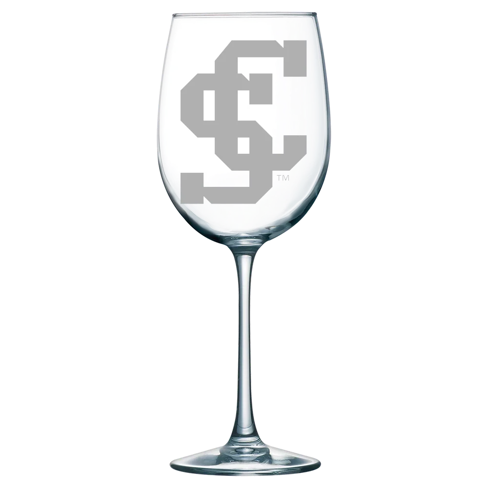 Santa Clara University Polar Camel 19 oz. Wine Glass
