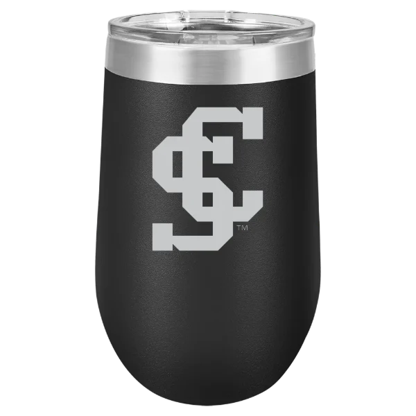 Santa Clara University Polar Camel 16 oz. Stemless Wine Tumbler