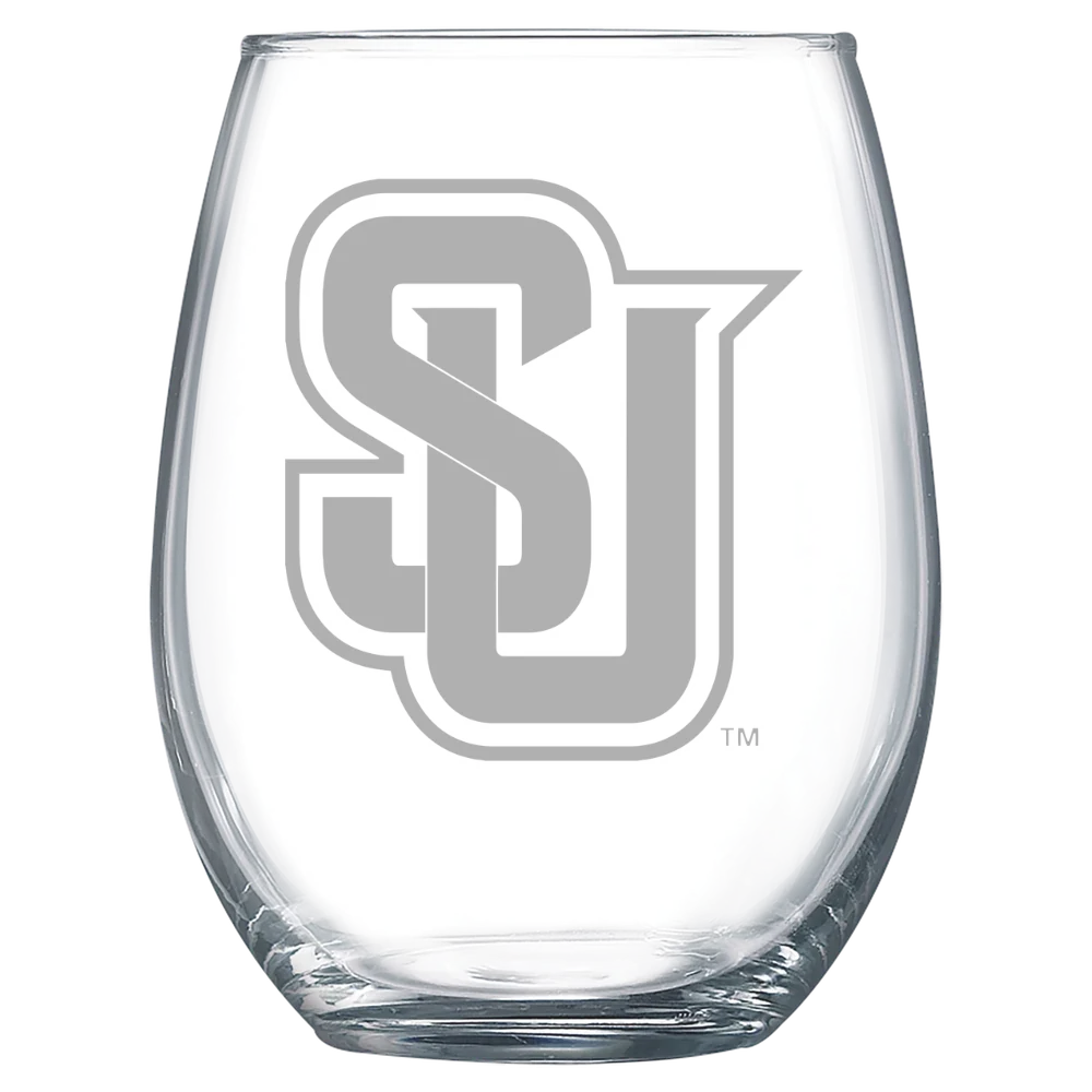 Seattle University Polar Camel 15 oz. Stemless Wine Glass