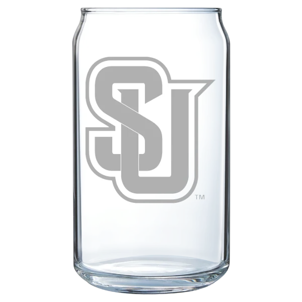 Seattle University Polar Camel 16 oz. Can Glass