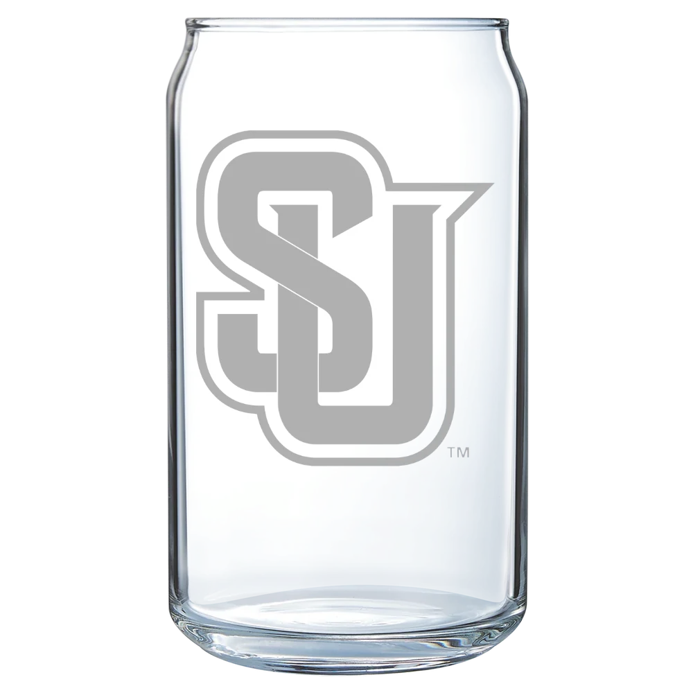 Seattle University Polar Camel 16 oz. Can Glass