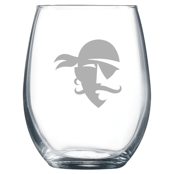 Seton Hall University Polar Camel 9 oz. Stemless Wine Glass
