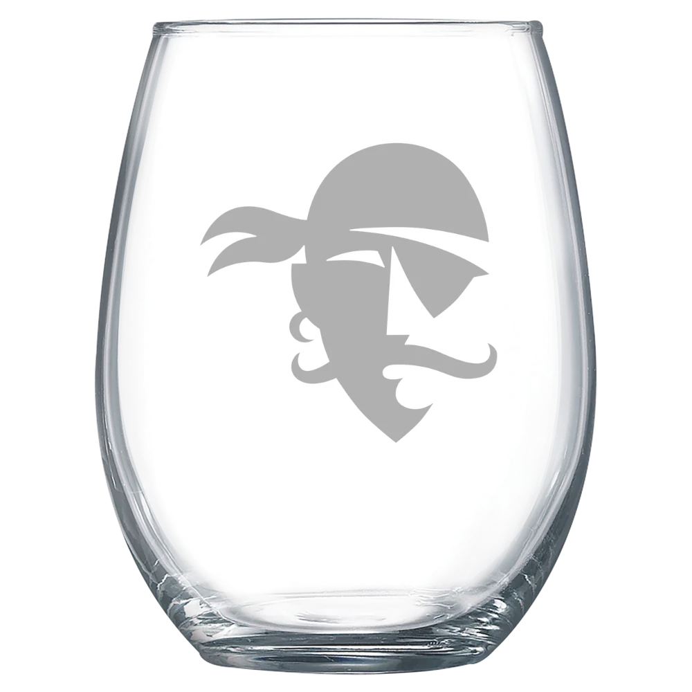 Seton Hall University Polar Camel 15 oz. Stemless Wine Glass