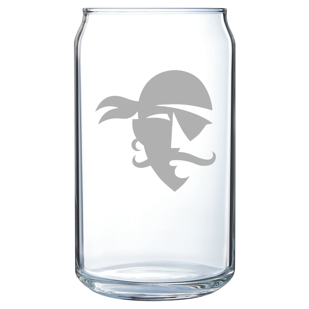 Seton Hall University Polar Camel 16 oz. Can Glass