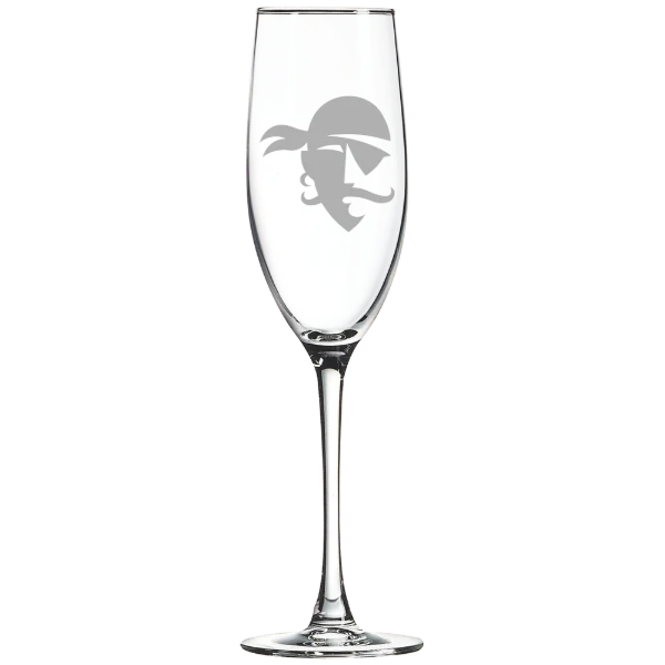 Seton Hall University Polar Camel 8 oz. Champagne Flute