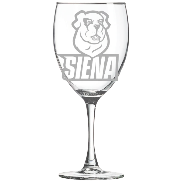 Siena University Polar Camel 10 1/2 oz. Wine Glass