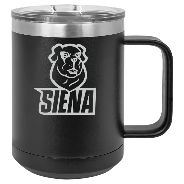 Siena University Polar Camel 15 oz. Mug with Slider Lid