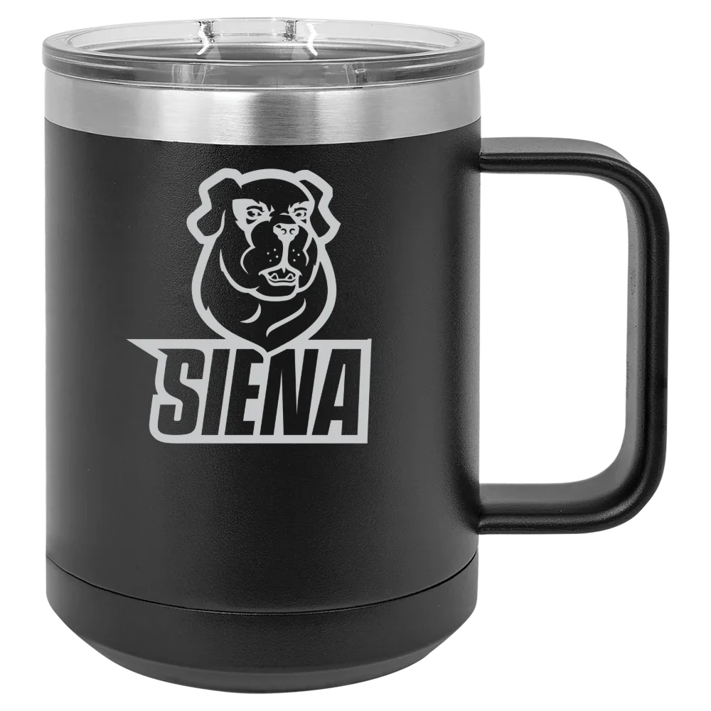 Siena University Polar Camel 15 oz. Mug with Slider Lid